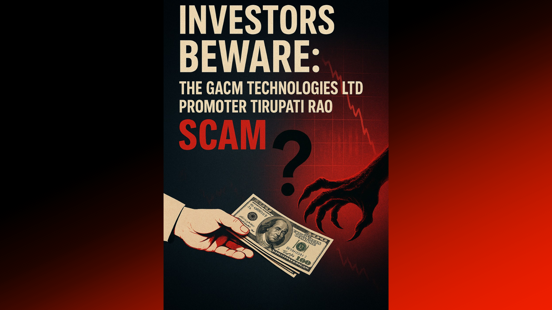 From NSE Expulsion to Criminal Charges: The Real Face of GACM Technologies Ltd’s Promoter Tirupati Rao